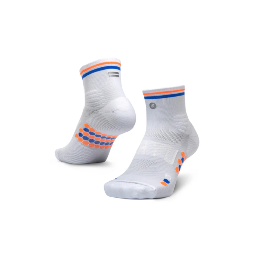 SHYU - Quarter Crew - White - Blue - Orange